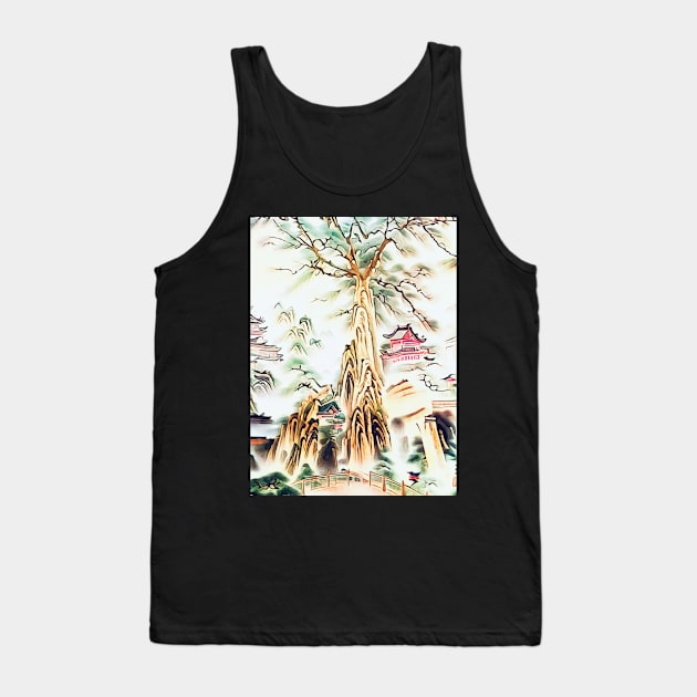 Temple complex in Cambodia, motif 2 Tank Top by Zamart20